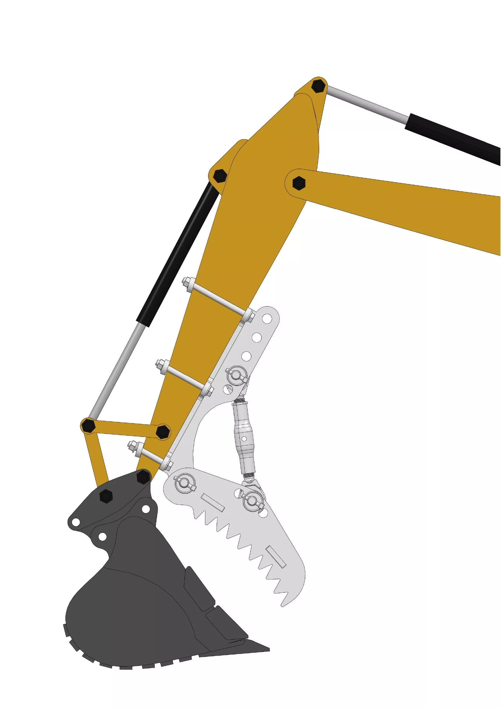 Baggerdaumen für Mini-Bagger 0,3-2 t