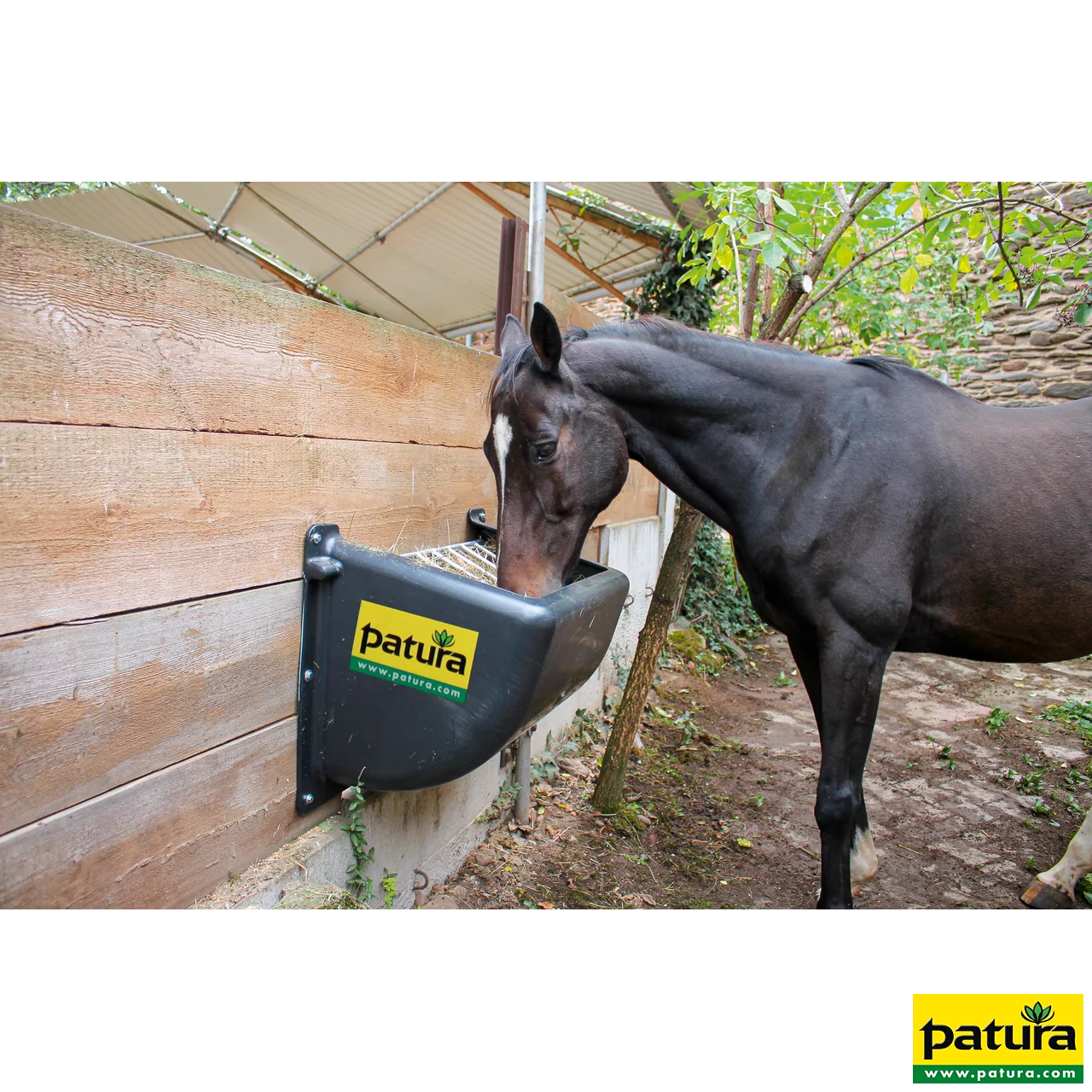 Kunststoff-Heuraufe Slow-Feeder, 140l für Pferde