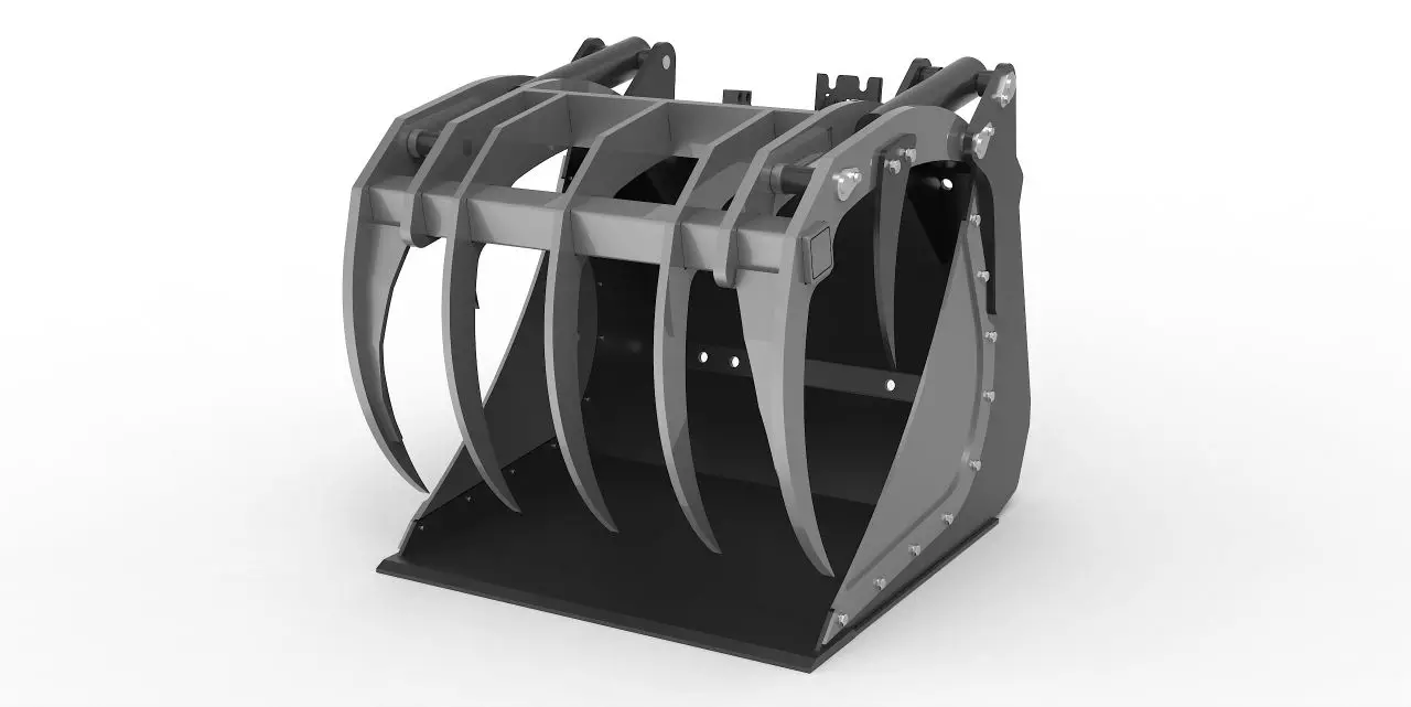 Greifschaufel Powergrip für Radlader - [ 800mm einteilig ]