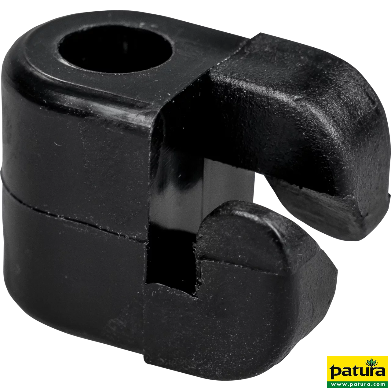 Kunststoffisolator schwarz, für 10 mm Glasfiberpfähle (25 Stück/Pack)