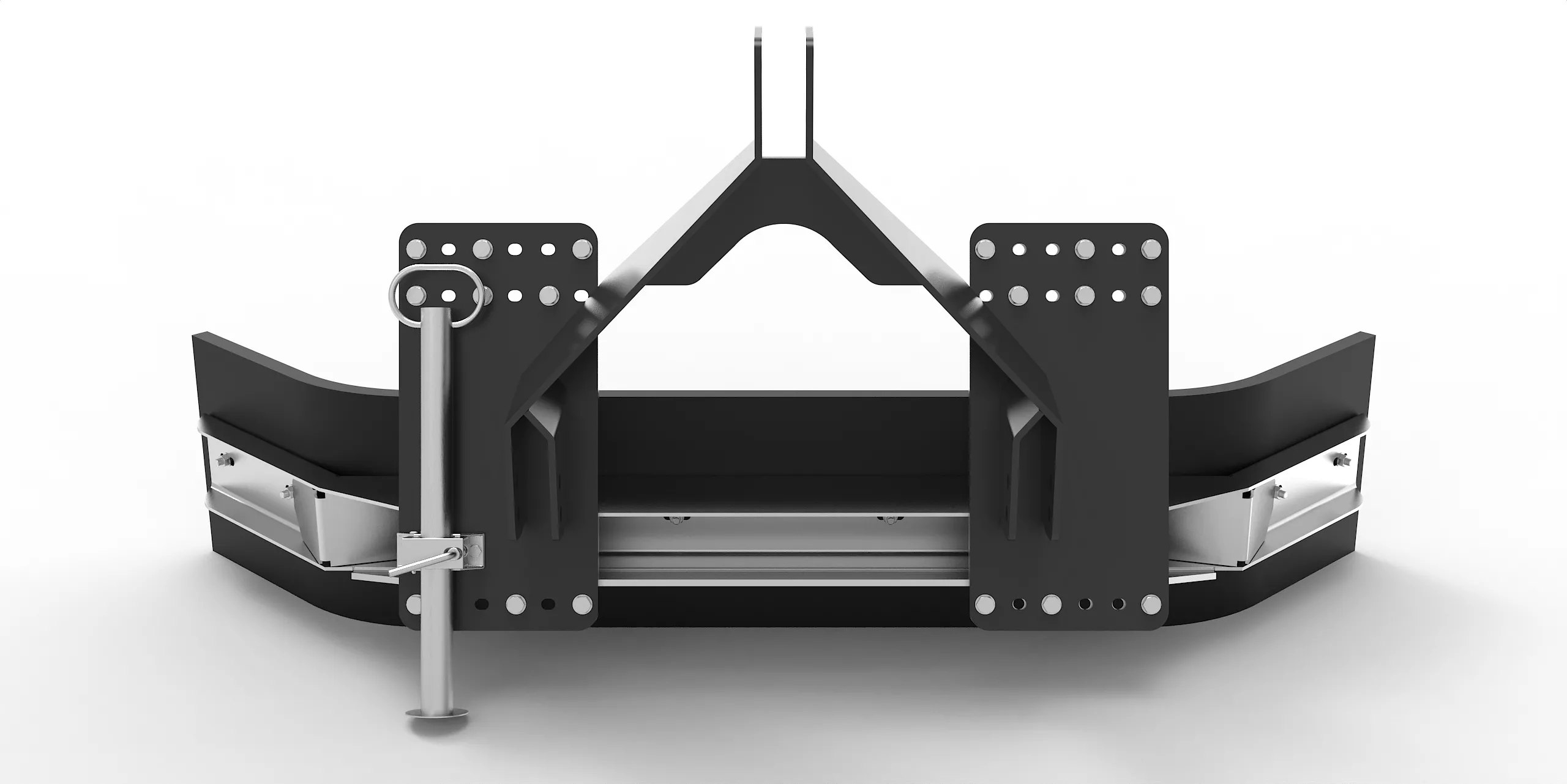 Schmutzschieber proLine mit Dreipunktadapter Kat. 1 in 2000 mm Arbeitsbreite