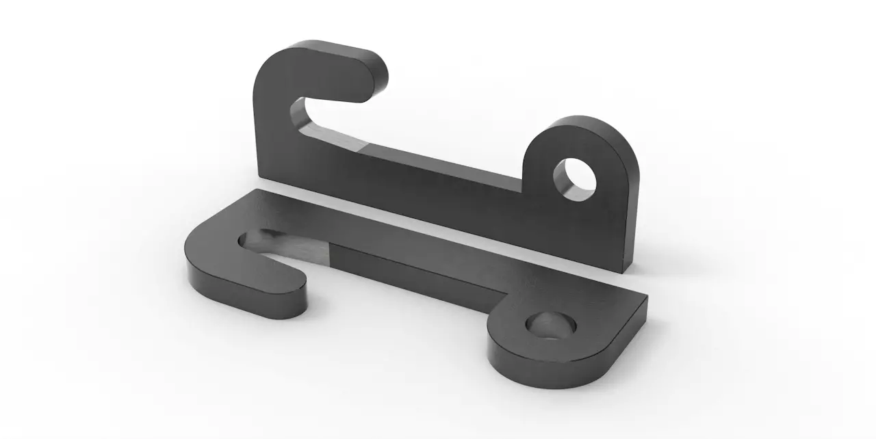 Koppelhaken Kramer groß 40x40x280