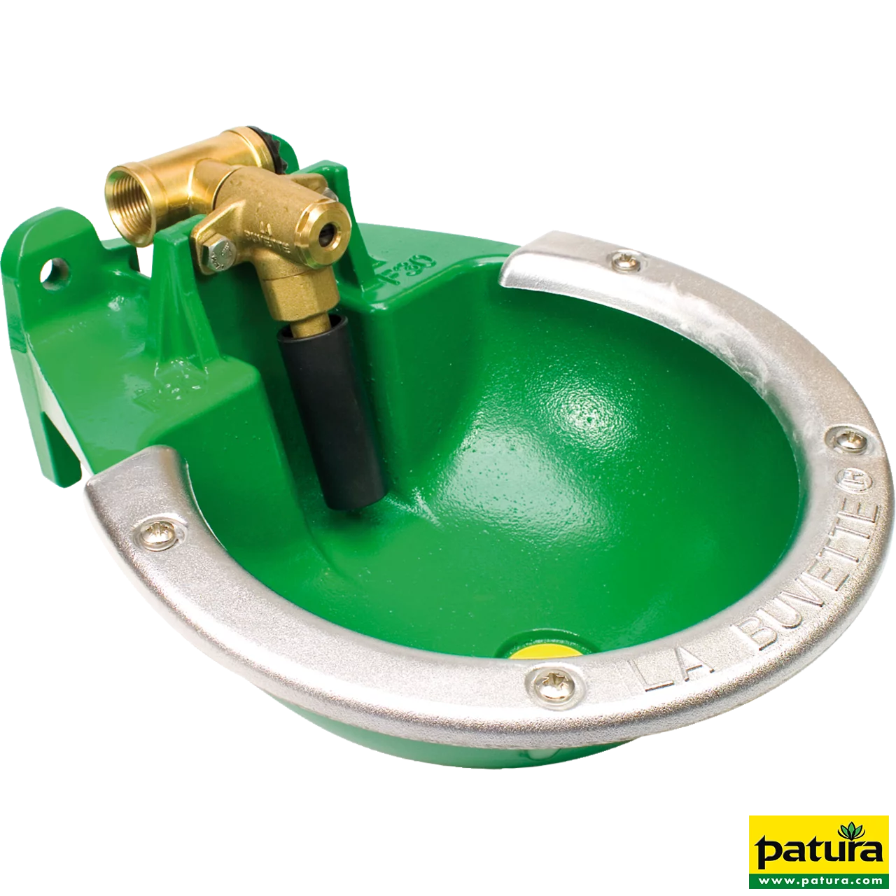 Rohrventil-Becken F30A mit Antikleckerrand