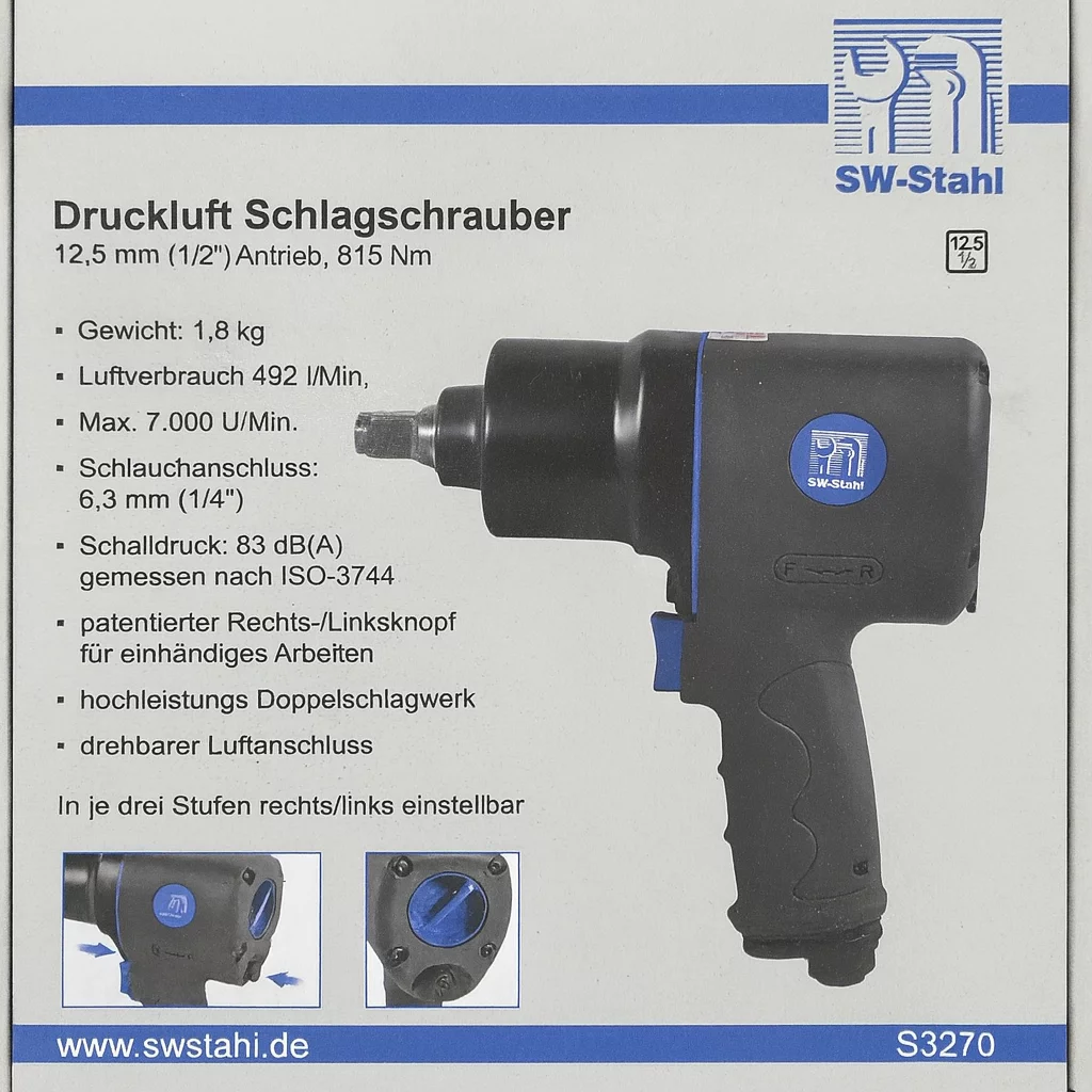 Druckluft Schlagschrauber 815nM