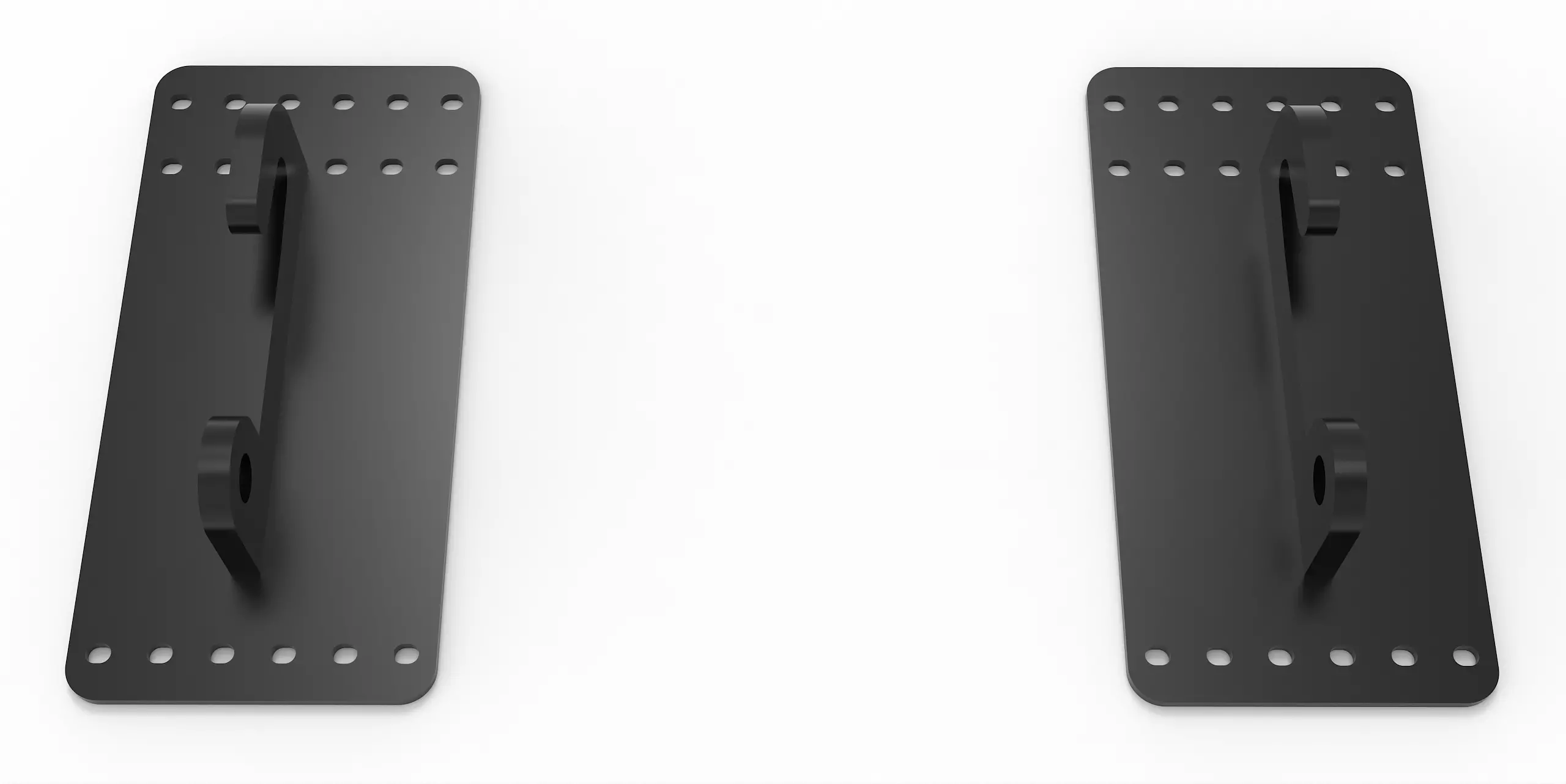 Schraubadapter UNI mit Koppelhaken Kramer groß 40x40x280mm