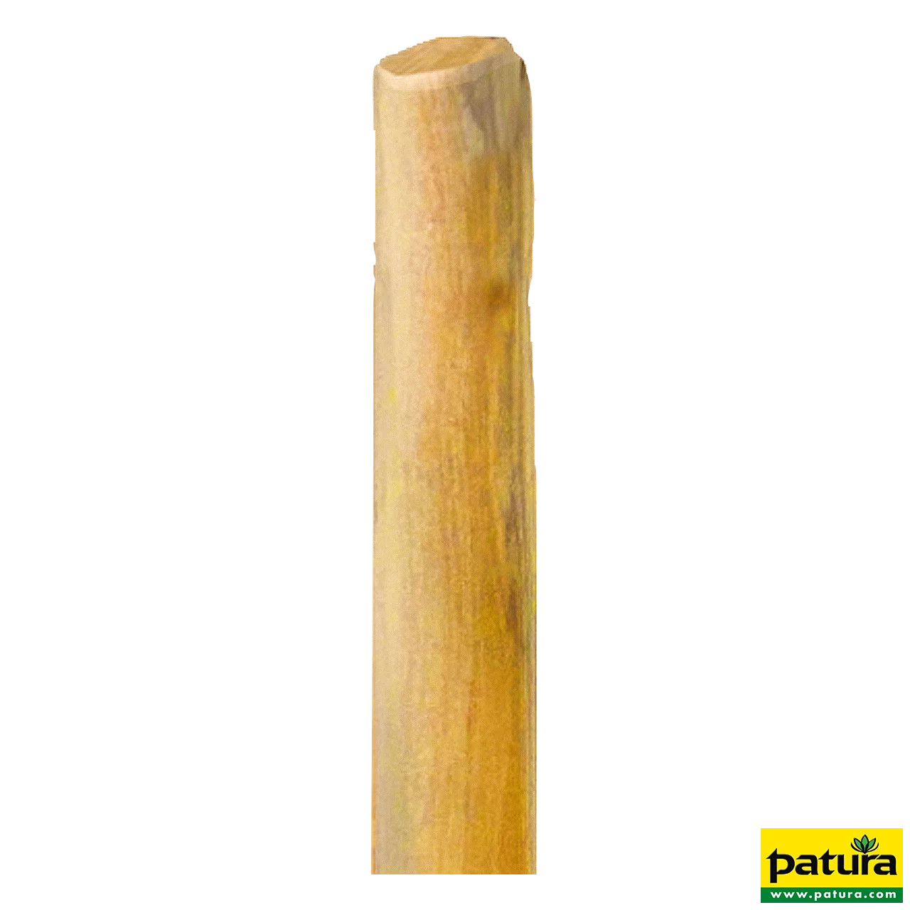 Robinienpfahl, Natur, 2000 mm, d=6-8 cm gespalten, geschliffen, gefast, gehobelt, 4-fach gespitzt