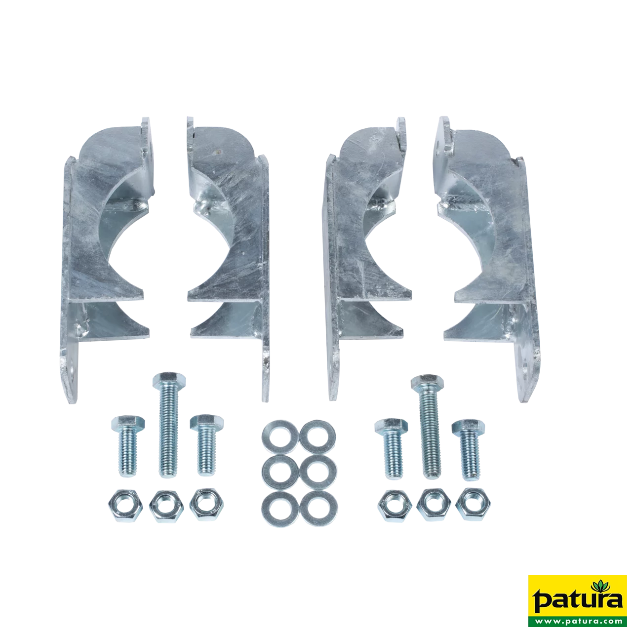 Halter für Schwingbürste MINI für Rundpfosten d= 102 mm