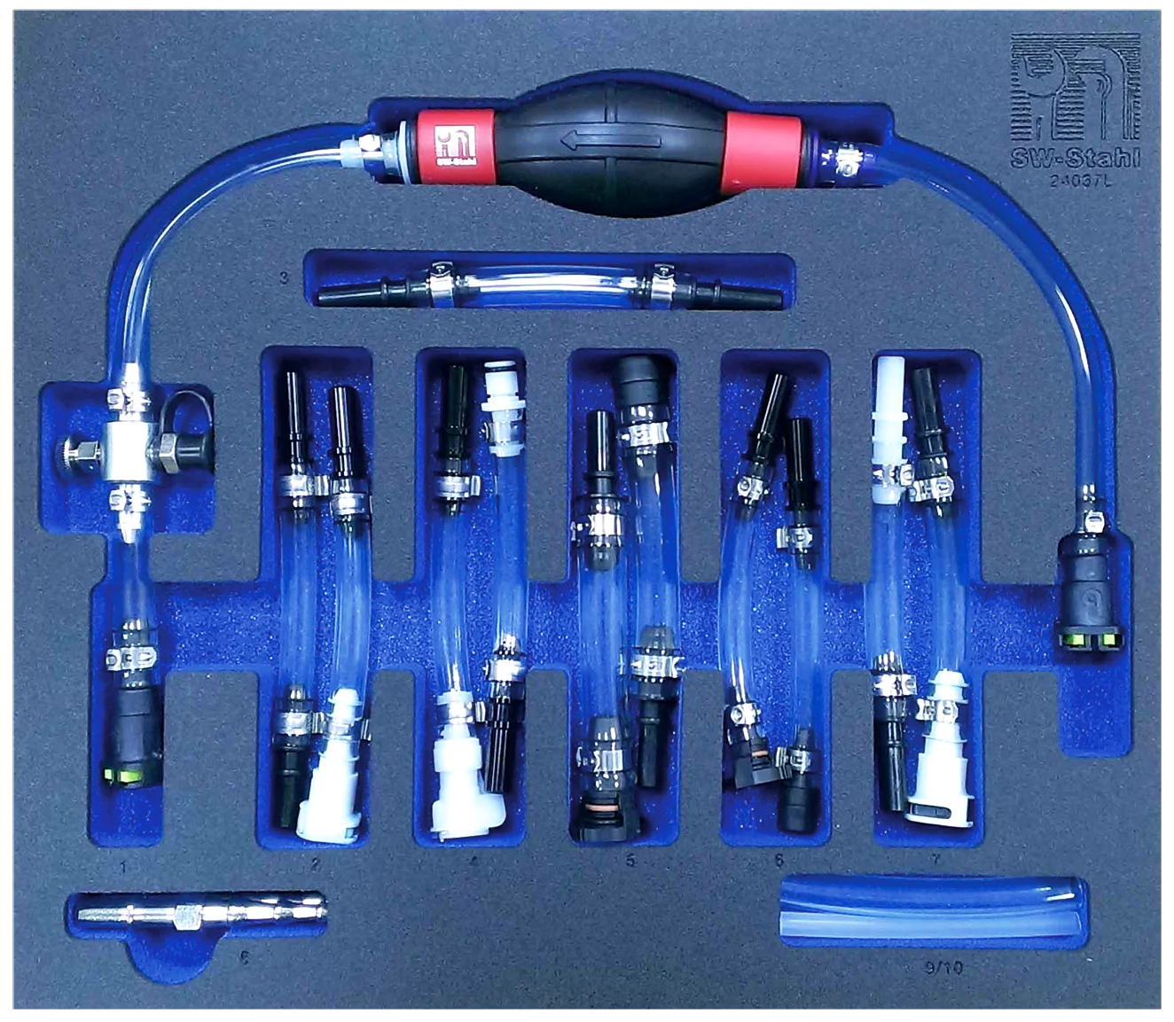 Diesel Entlüftungssatz mit Adaptern