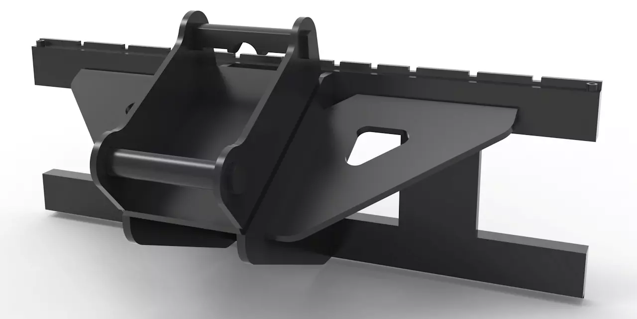 Palettengabel FEM2 passend zu Lehnhoff MS03 / SW03 inkl. 1200mm Zinken