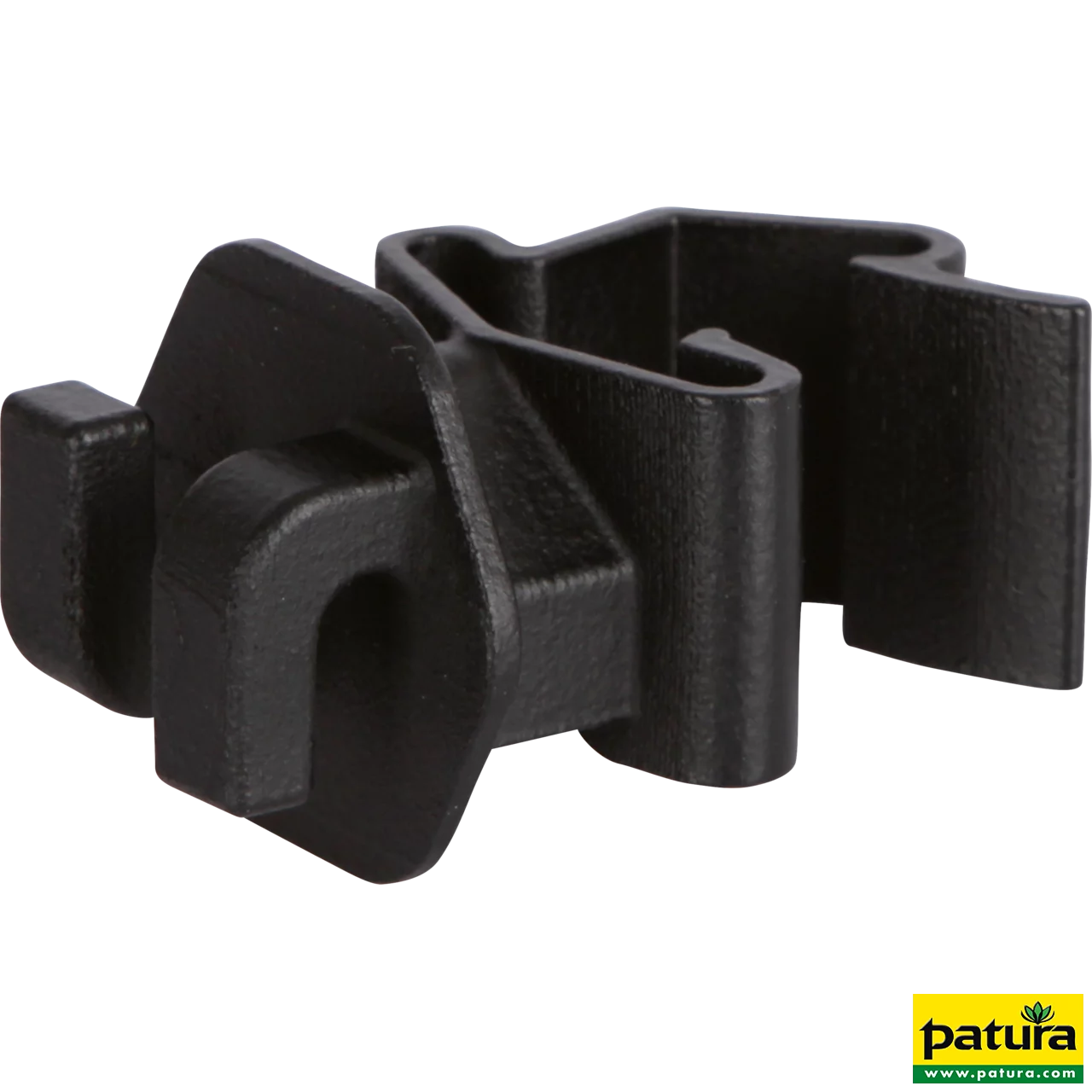 Standard-Isolator für T-Pfosten, schwarz (Karton mit 500 Stück)