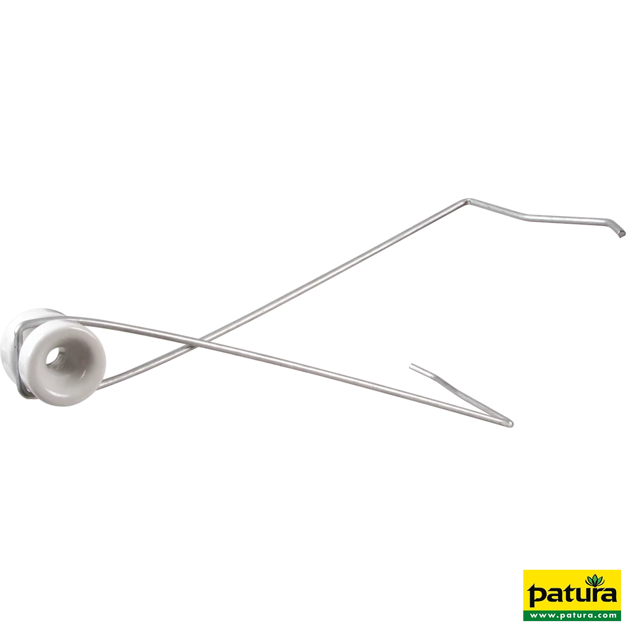 Abstandhalter zum Einhängen mit Porzellanisolator (10 Stück / Pack)