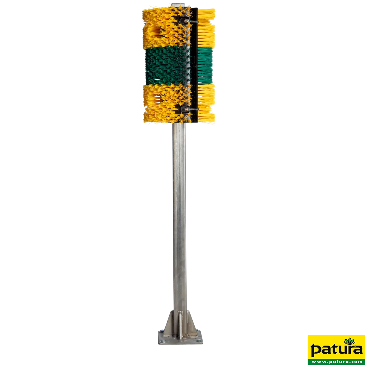 Pfahlbürste Midi 50 x 30 cm Gesamthöhe 1,50 m mit Bodenplatte Edelstahl