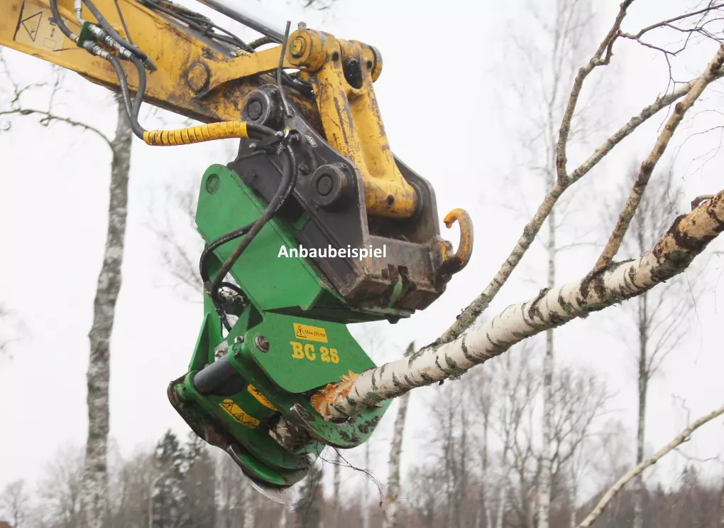 FARMA Fällgreifer BC25 – Leistungsstarker Fällkopf für Bagger bis 15 Tonnen