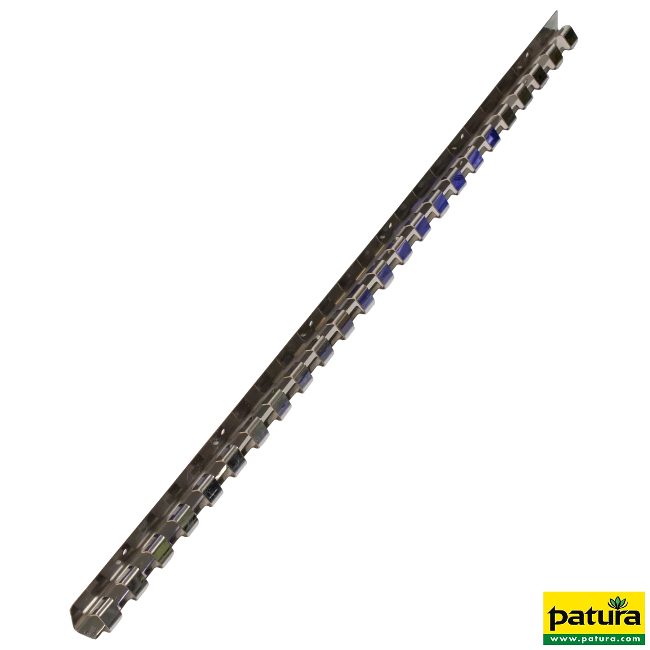 Befestigungsschiene mit 11 Pendelplatten L=1968 mm, Edelstahl, mit Montagezubehör