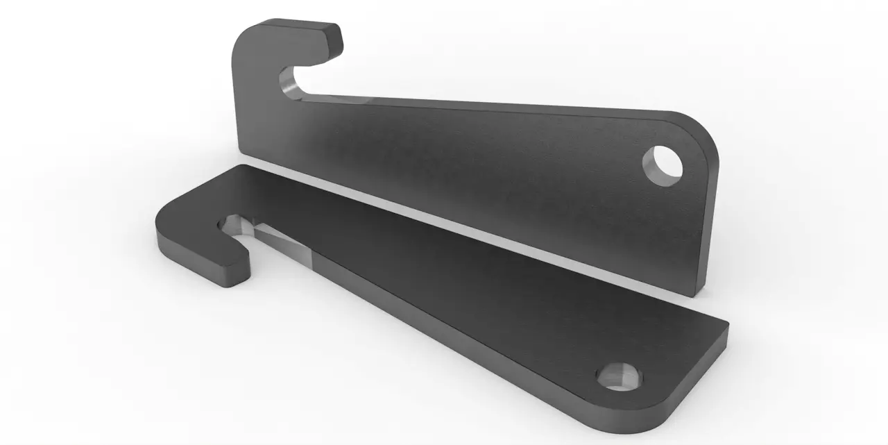 B-Ware - Koppelhaken Raptor 40x40x453mm 2 Stück (1 Paar)