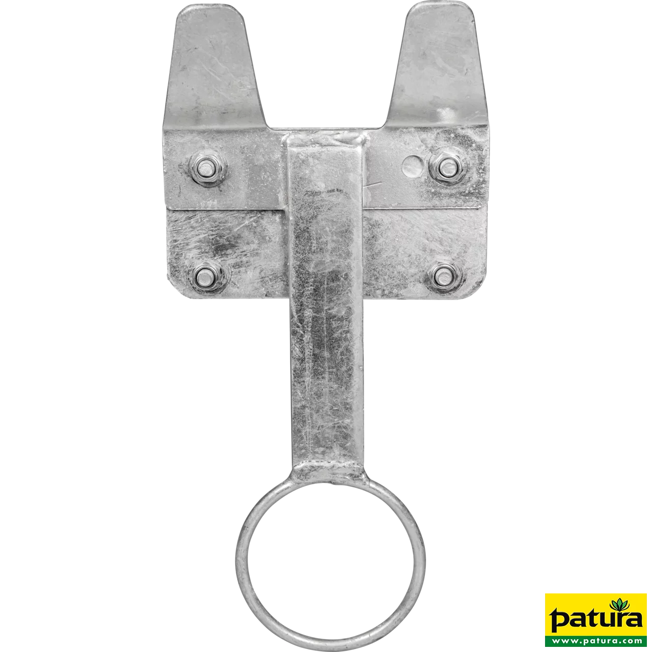 Nuckeleimerhalter für Rohr 42 mm Kälberfress- und Tränkestand inkl. Bügelschrauben und Gegenplatte