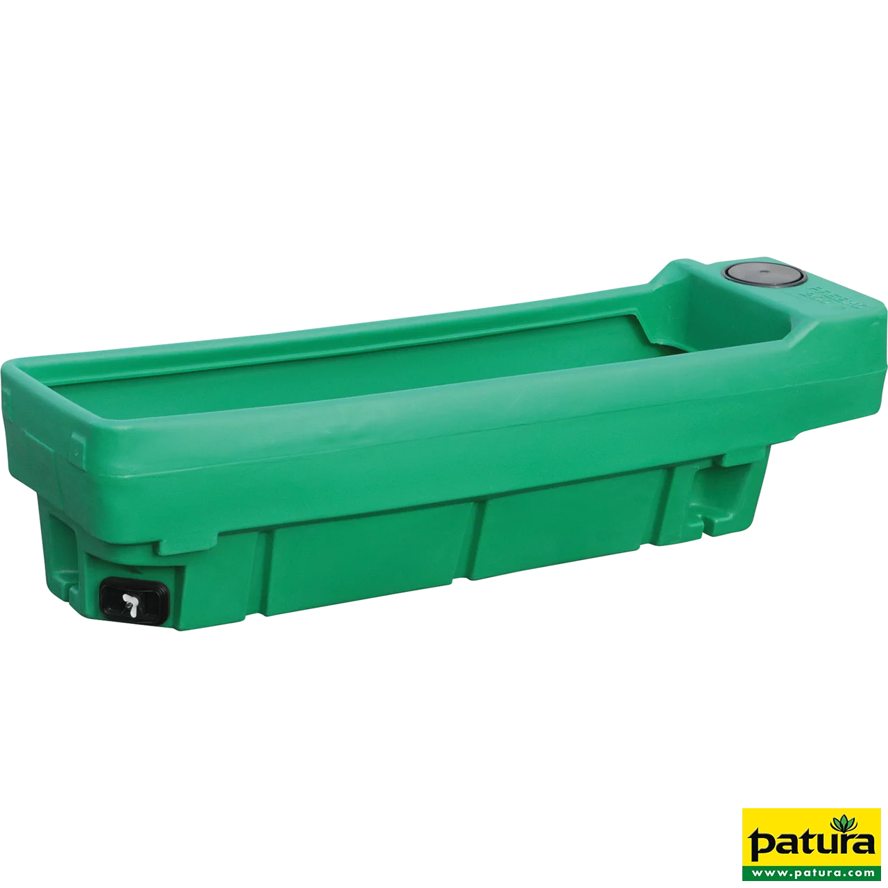 Weidetränke, eckig, 200 Liter 1600x460x440mm, ohne Schwimmerventil