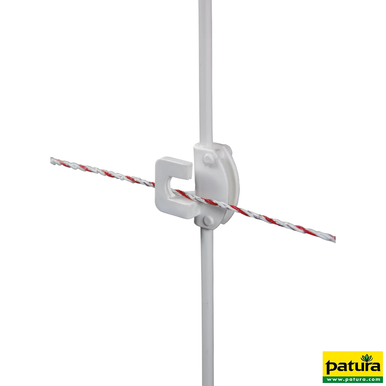 DrehFix Federstahlpfahl, 1,13 m mit 2 Isolatoren (10 Stück / Pack)