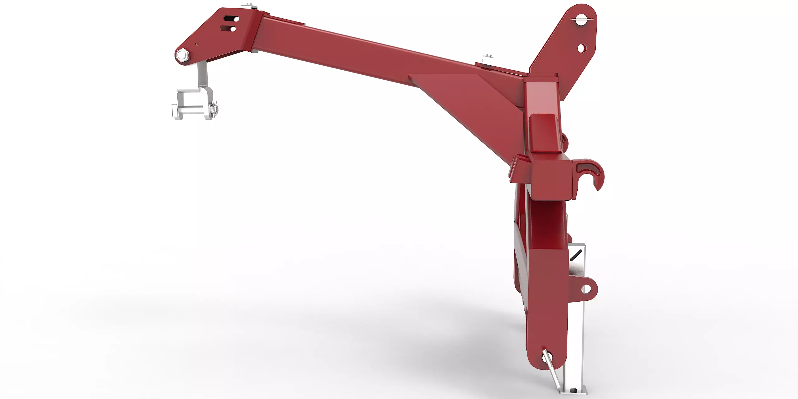 Kombianbaurahmen mit Euro- und Dreipunktaufnahme für Greifer / Greiferanbau für Traktor