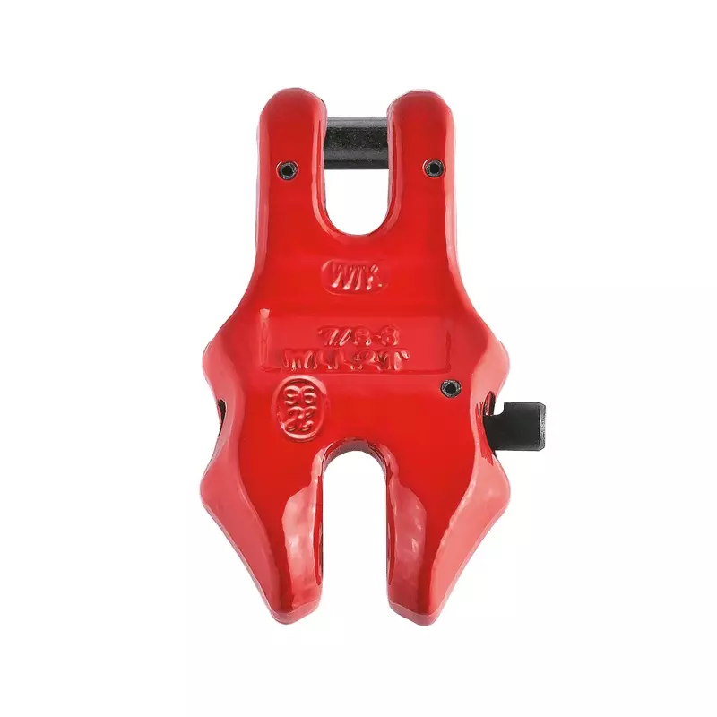 3-Strang Anschlagkette 2m GK8 8mm schwarz mit Sicherheitshaken und Verkürzungsklaue