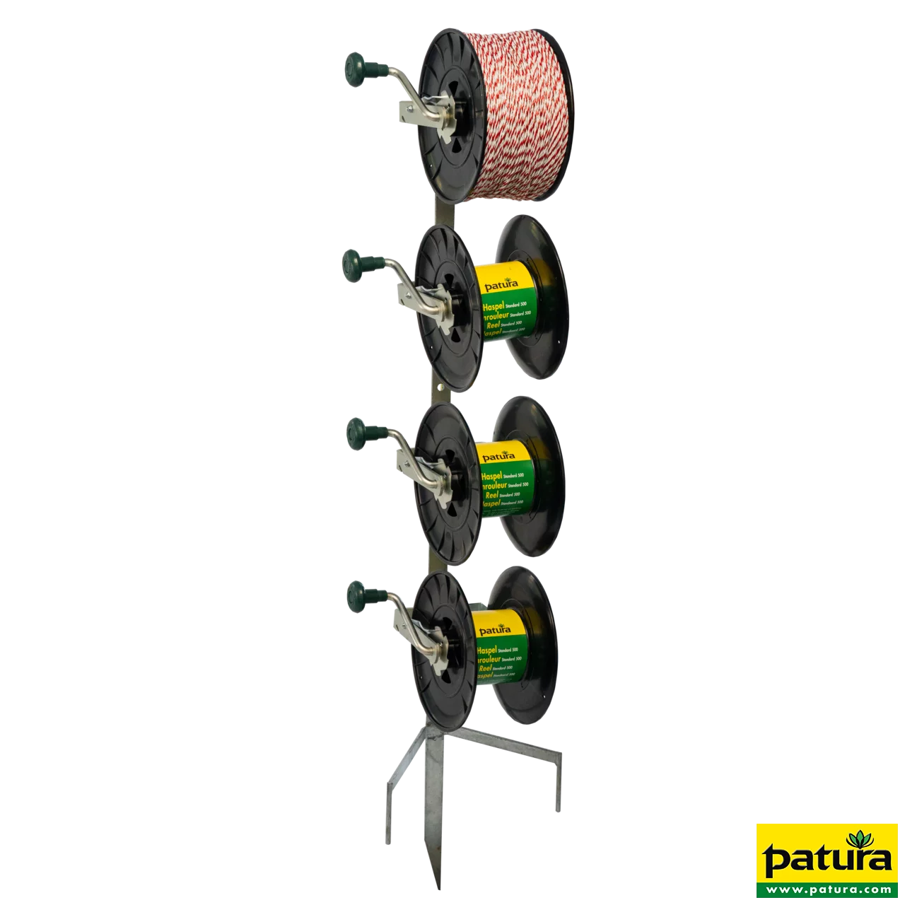 Standard-Montagepfahl, für bis zu 4 Haspeln, Zaunhöhe bis 1,30 m