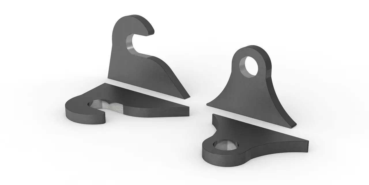 Koppelhaken O&K L20 60x48x615mm