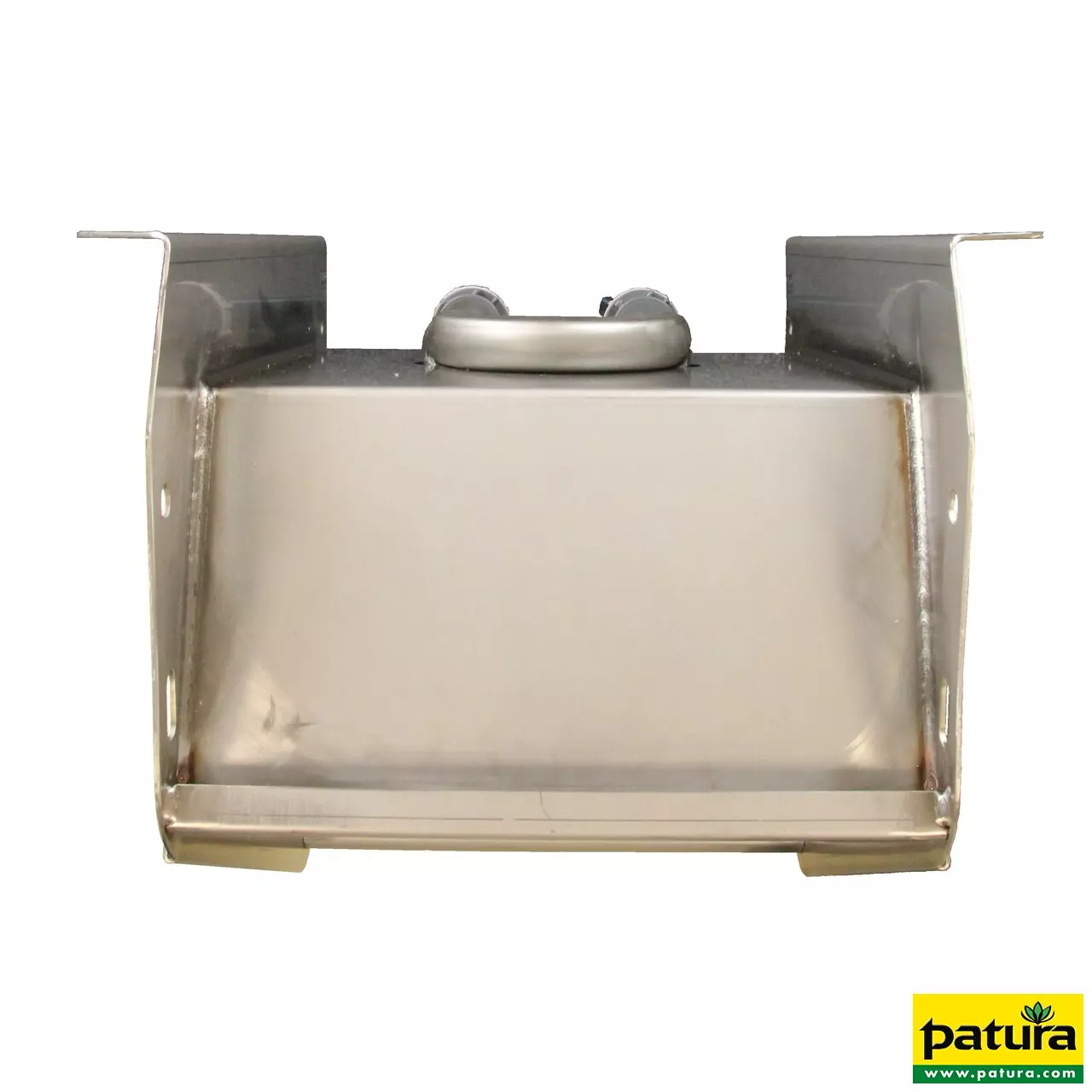 Ventil-Trogtränke Mod. 480 Edelstahl integrierter Ringleitungsanschluss 3/4" Anschluss von unten, 30 ltr./min