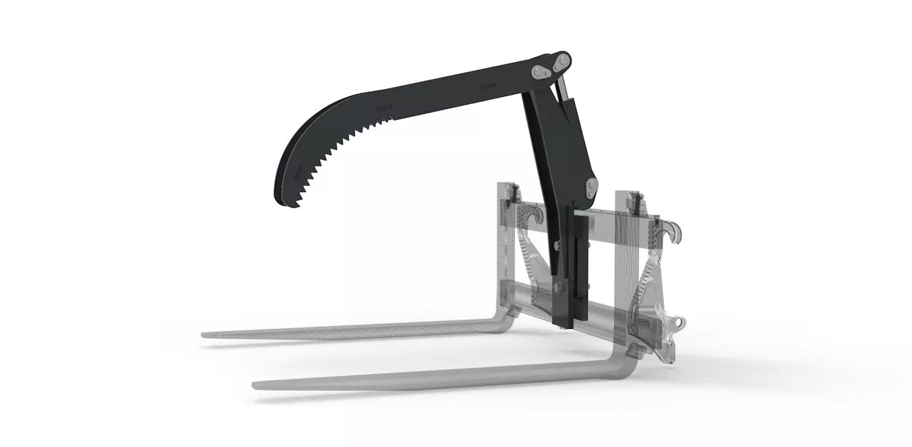 Obergreifer zum Anbau an Palettengabel FEM2