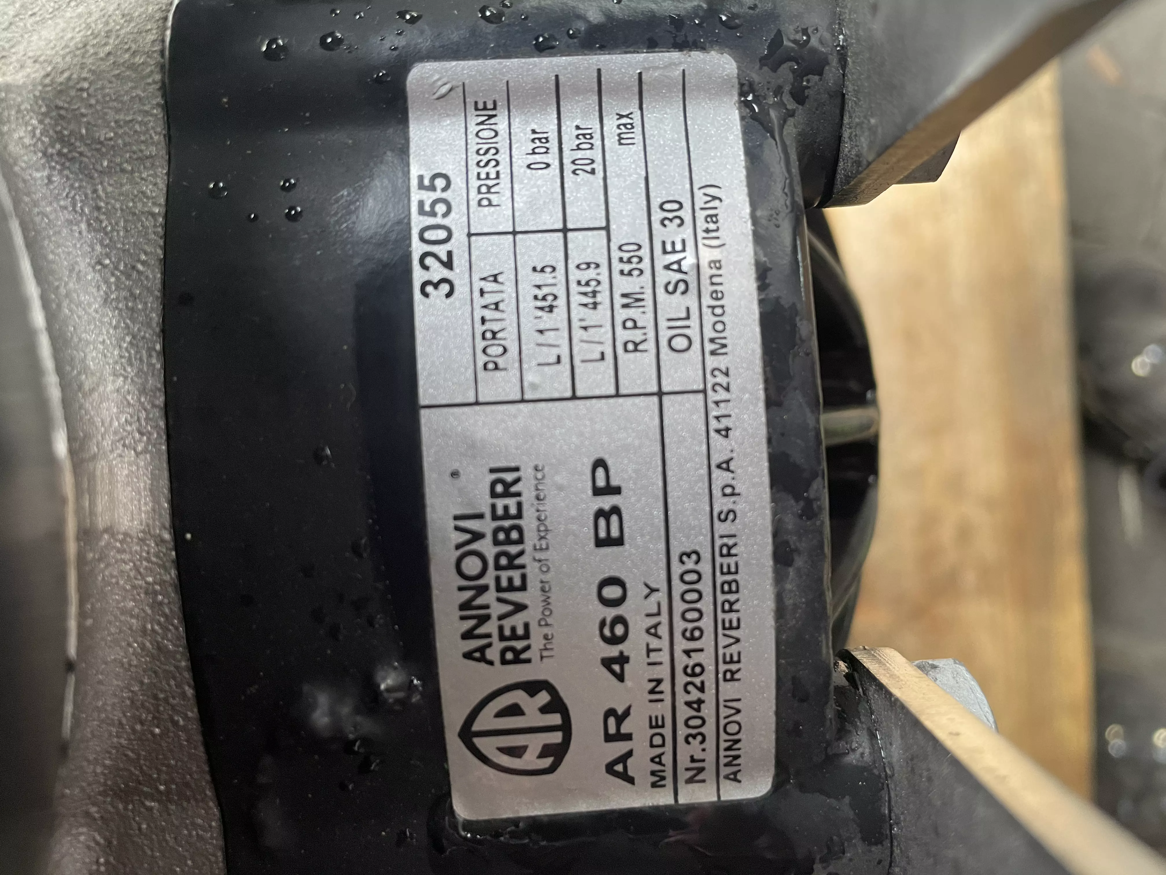 AR460CC Kolbenmembranpumpe
