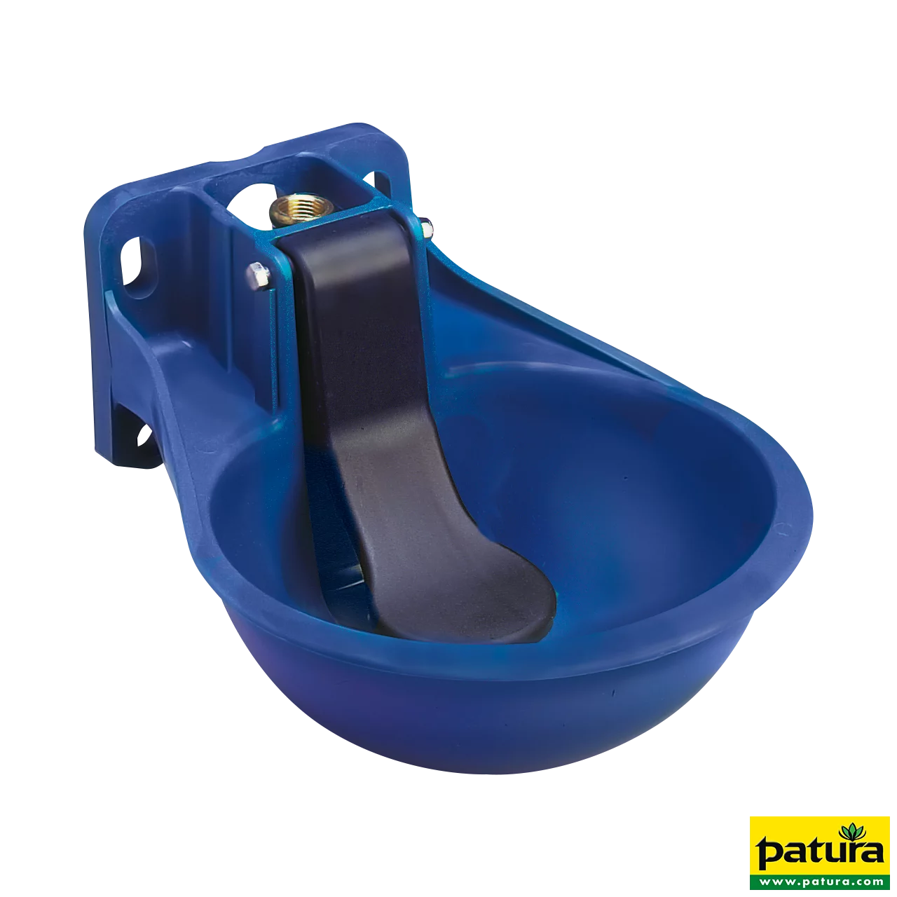 Zungenventil-Becken A31 Eigenmarke PATURA, Kunststoffschale waagerechte Zunge, T-Anschluss 3/4"