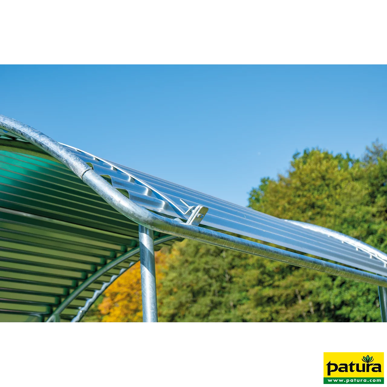 Dachkanten-Schutzbügel, umlaufend, für Compact-Viereckraufe 303572/303583/ 303683