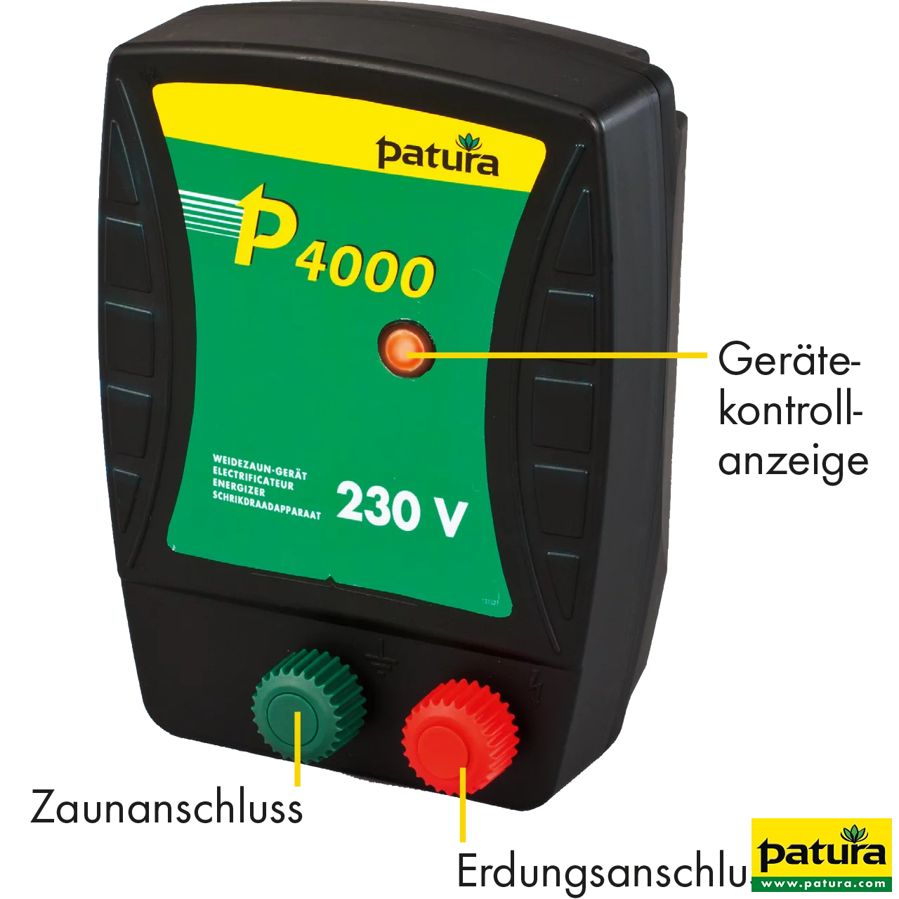 P4000, Weidezaun-Gerät für 230 V Netzanschluss