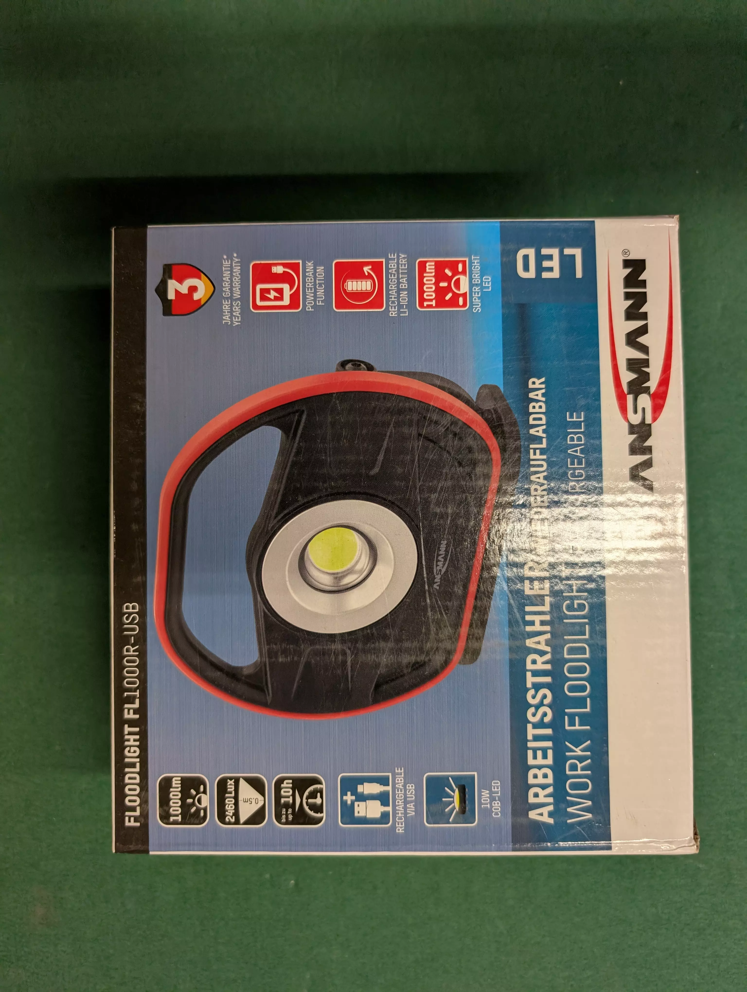 ANSMANN Floodlight FL1000R-USB