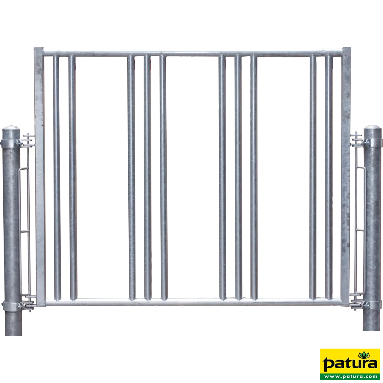 Sicherheits-Pferdefressgitter l = 273 cm 5 Fressplätze für Groß ballenraufe oder im Stall