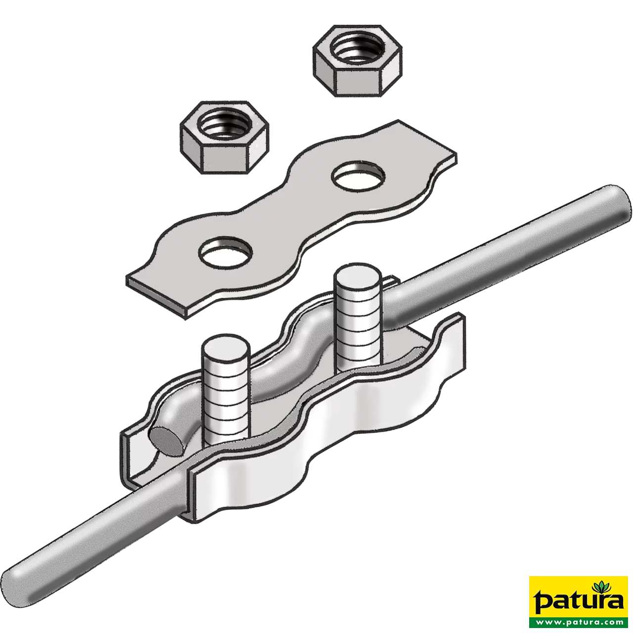 Seilverbinder Edelstahl, für Seile bis 6 mm (10 Stück/Pack)