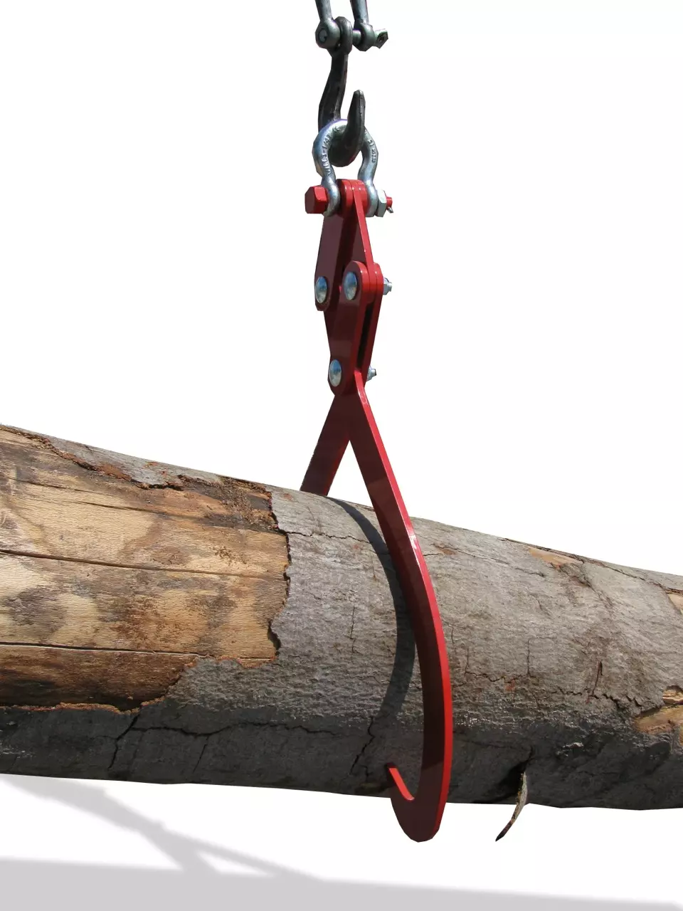 Verladezange / Schleppzange in rot mit 72cm Öffnungsweite