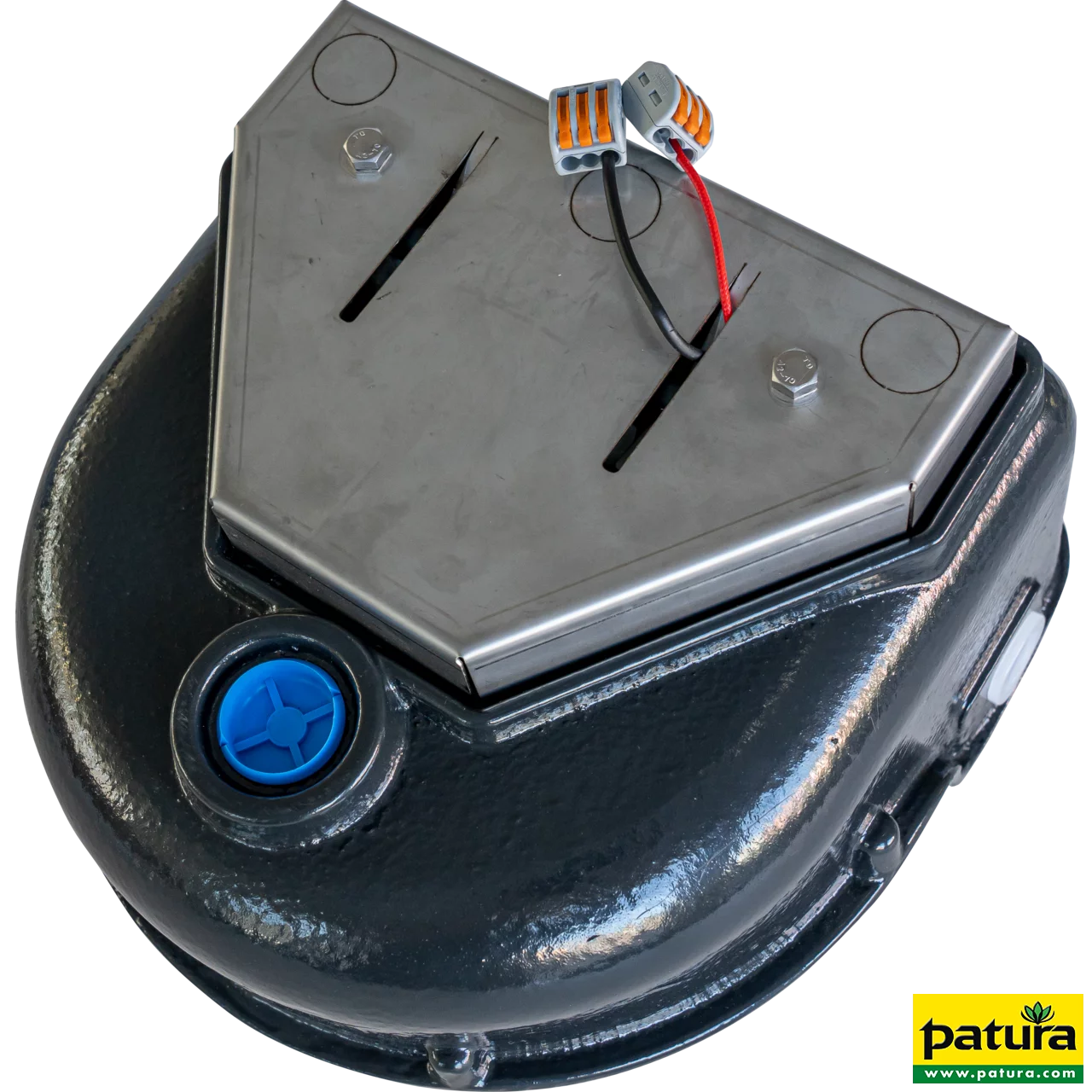 Schwimmerventil-Becken Mod. 127K-H mit Heizelement 24 V / 40 W und inte- griertem Thermostat, 1/2" Anschluss