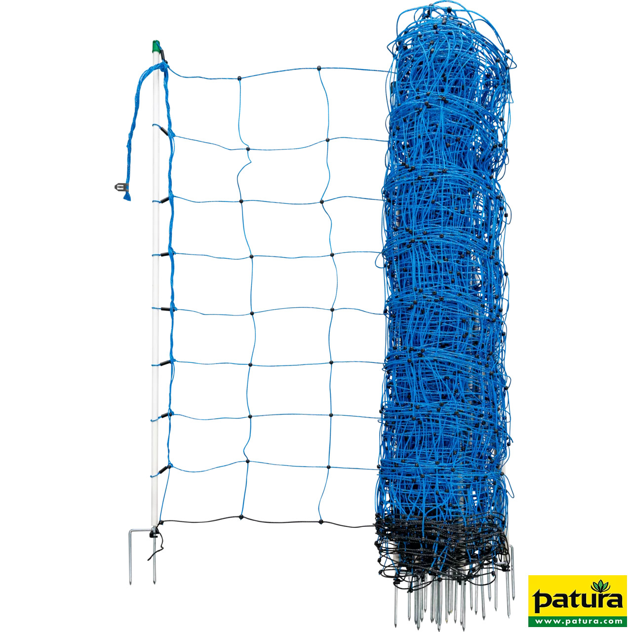 Tornado Elektrozaunnetz blau, h=108 cm, Doppelspitze, 50 m