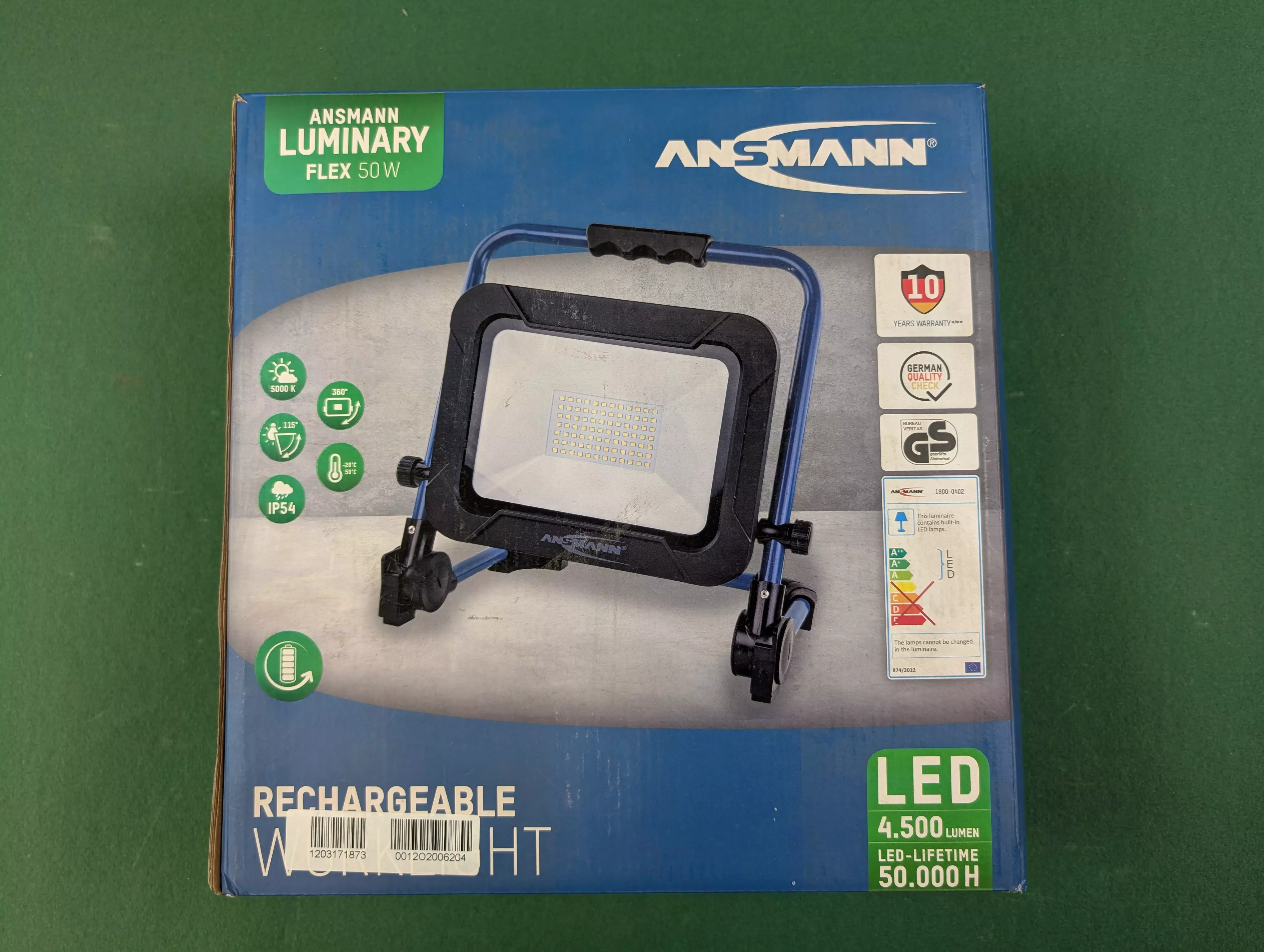 ANSMANN Rechargeable Worklight FLEX 50W