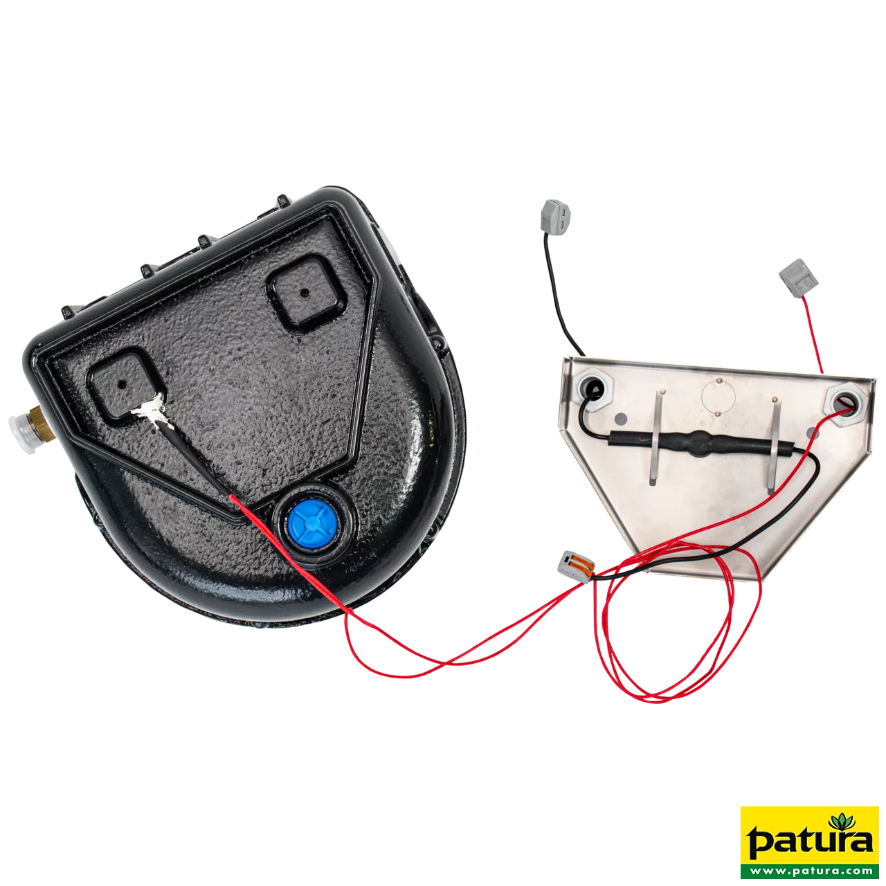 Schwimmerventil-Becken Mod. 127K-H mit Heizelement 24 V / 40 W und inte- griertem Thermostat, 1/2" Anschluss