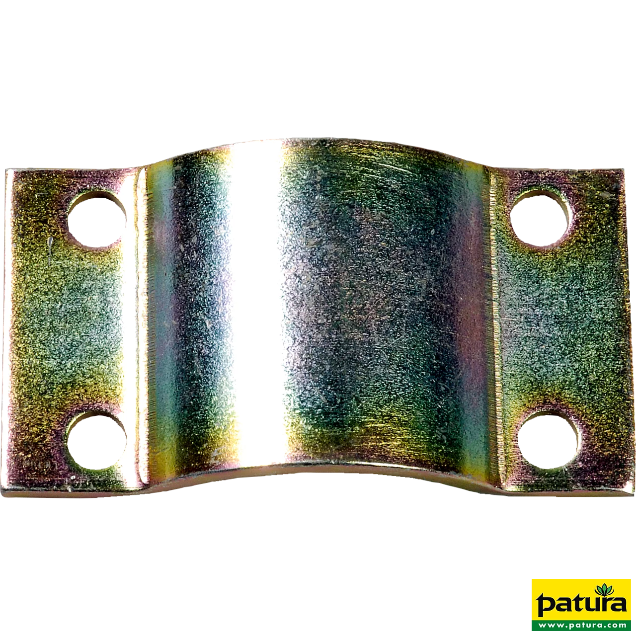 Befestigungsplatte für Pfosten 1 1/2" bis 2", ohne Schrauben