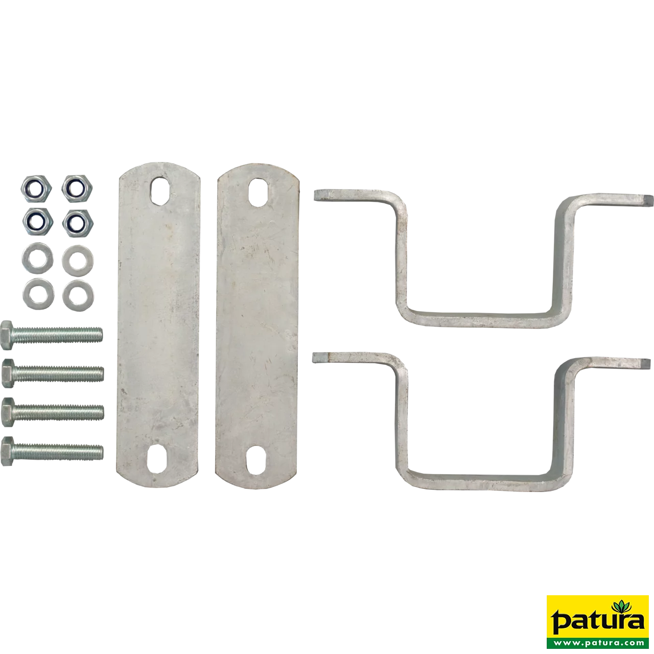Montageset für Einzelmontage Kratzbürste Multifix Pfosten 90 x 90 mm