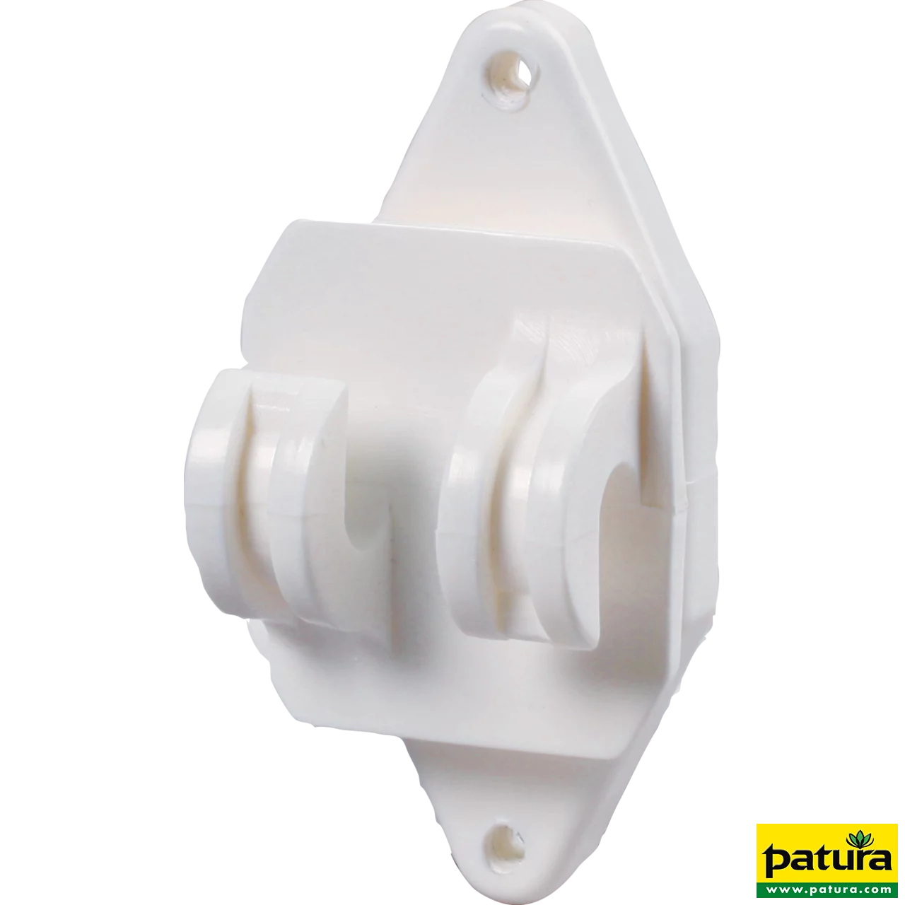 Festzaun-Isolator, weiss, für Seil und HippoWire (25 Stück / Pack)