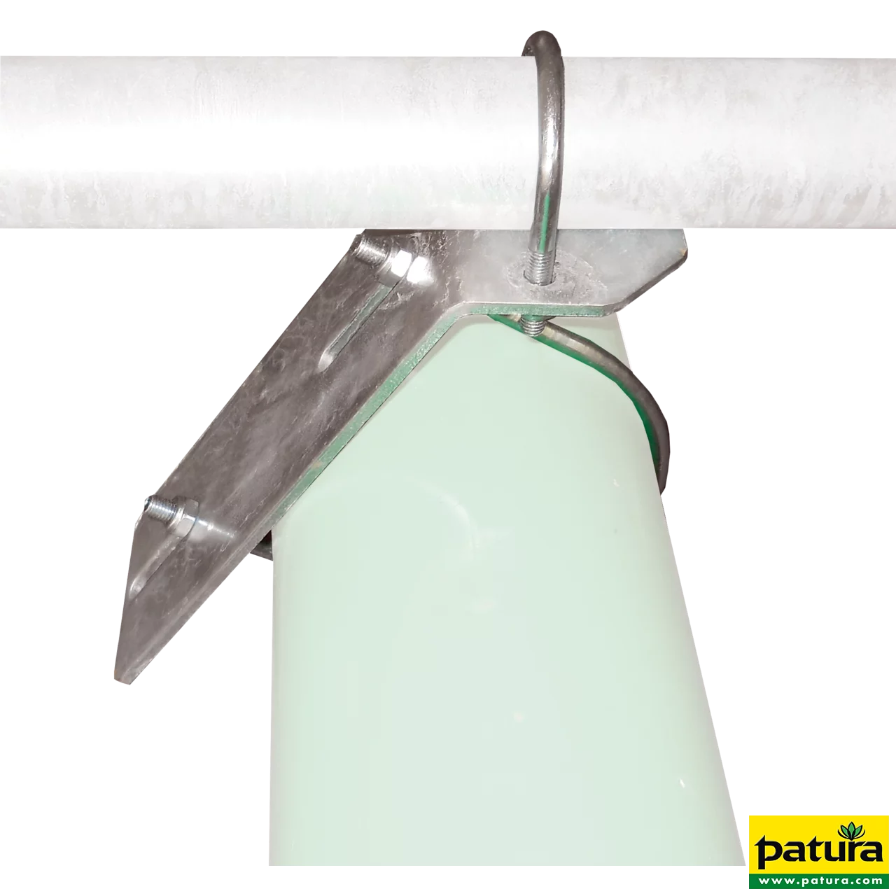 Halter für Bugrolle an Rohr 60 mm