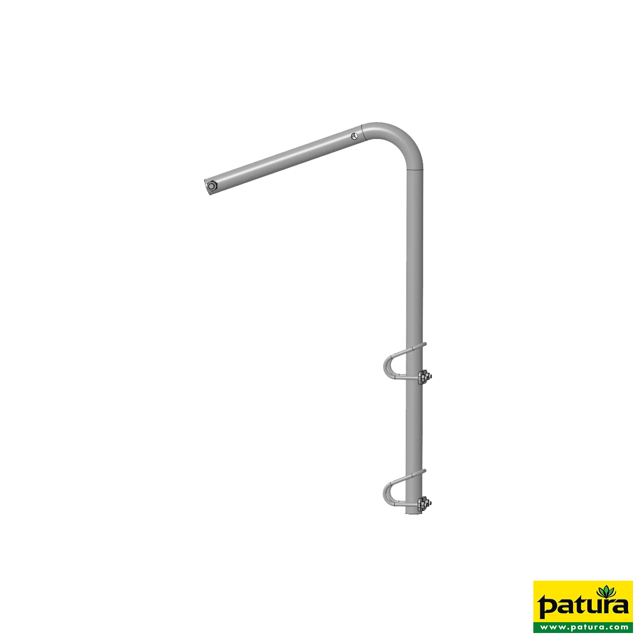 Verschlussbügel inkl. Kreuzbügel, offen 34 mm x 34 mm für Kälber Fress- und Tränkestand
