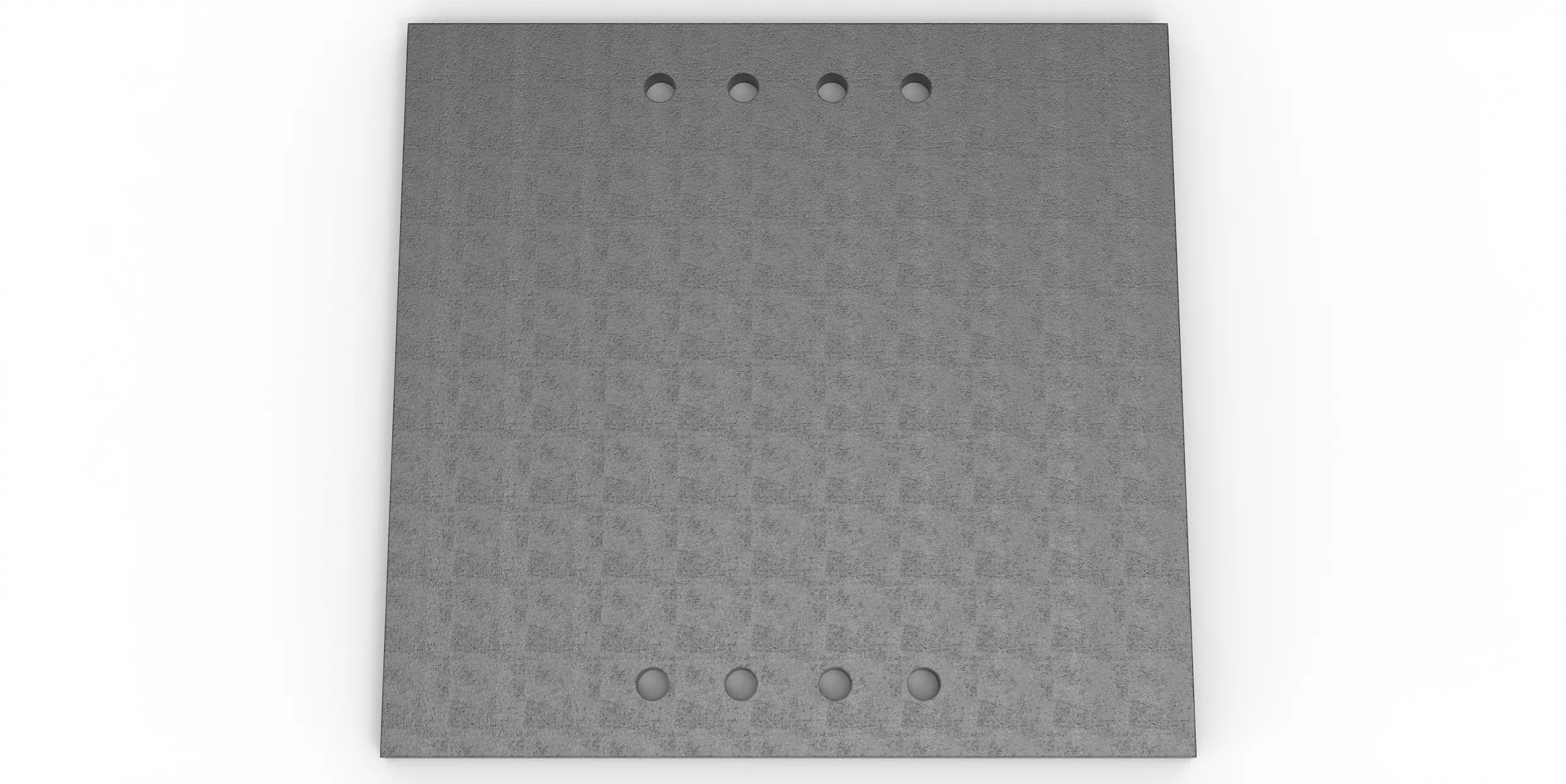 Häner Grundplatte 410x430 t=15 8xd17 - MS10