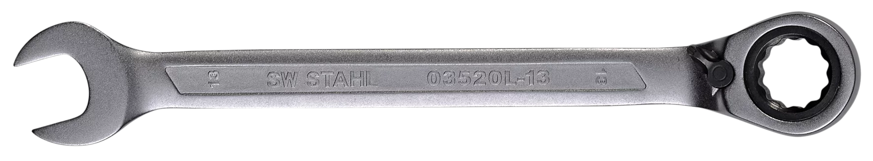 Gabelringratschenschlüssel, 13 mm, umschaltbar