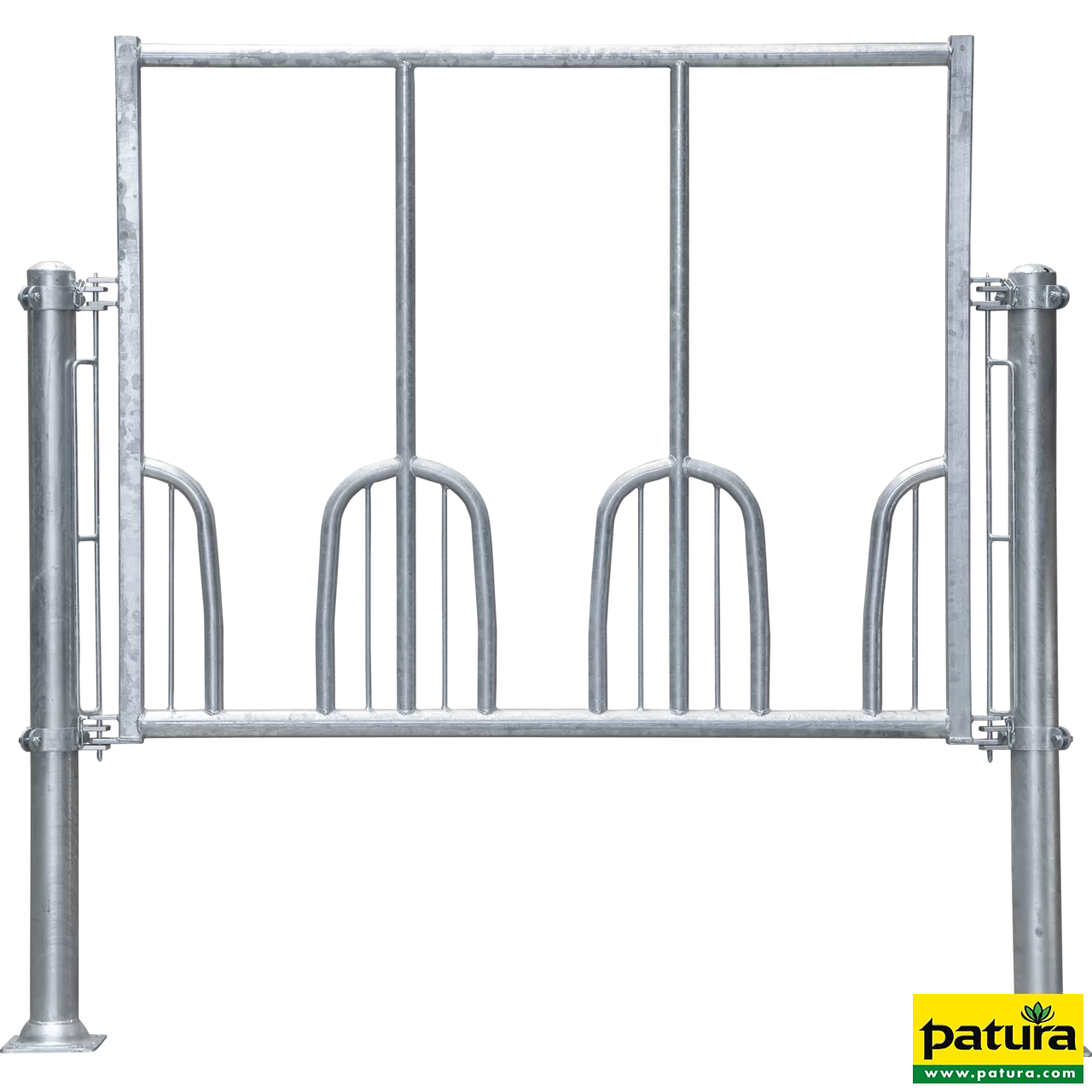 Universal-Fressgitter L= 191 cm 3 Fressplätze für Profi-Raufe Groß ballenraufe oder im Stall