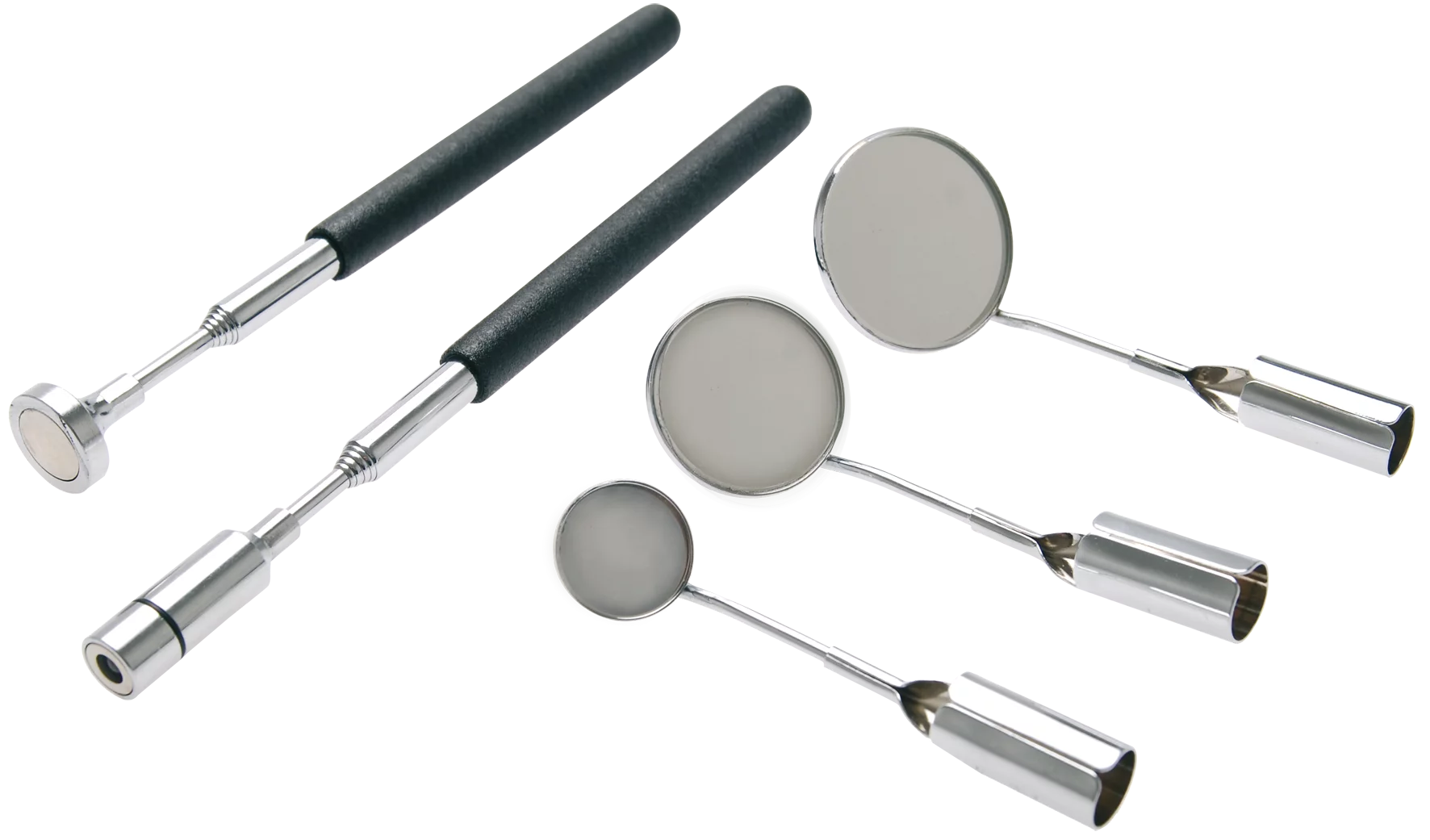 LED Magnetheber und Spiegelsatz, ausziehbar