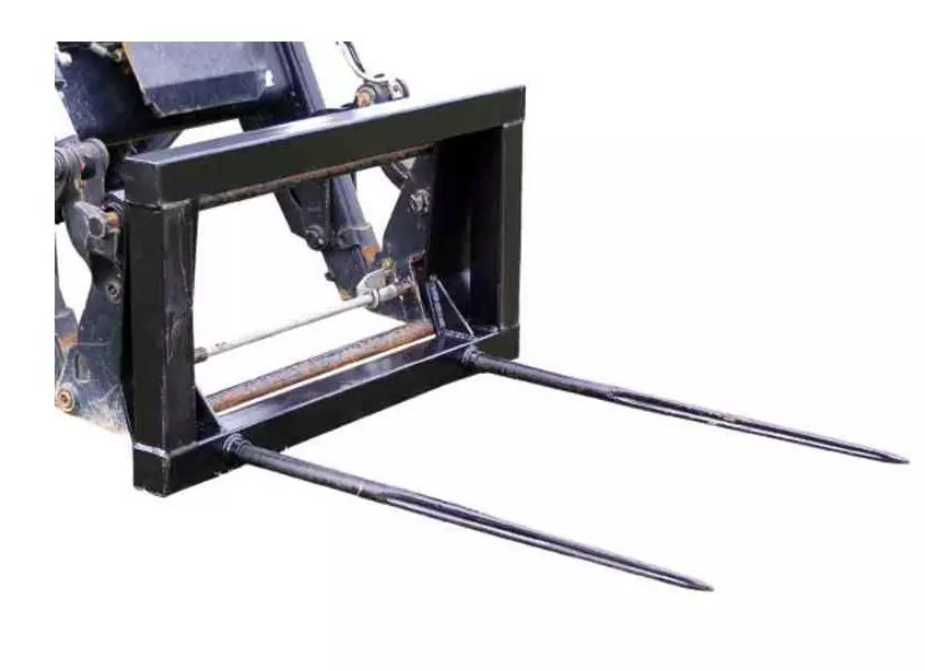 Ballengabel - Ballentransportgabel, Euro-Aufnahme mit 2 Zinken in 810 oder 1100mm - [ 1100mm  ] 